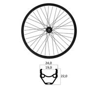 Mvtek Ruota Anteriore Da Mtb E-bike 28´´ Tubeless Black