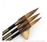 MVUYO Set di 3 pennelli per calligrafia cinese, pennello Lian per dipingere i quattro tesori dello studio