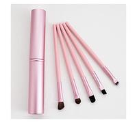 MVUYO Set di 5 pennelli da trucco per ombretto, correttore, sopracciglia, labbra, sfumatura, bellezza, per trucco delicato sulla pelle, da donna (D)