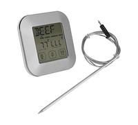 MVUYO Termometro for barbecue touchscreen digitale con display a colori della sonda Timer cottura carne Tipo di Selezione del gusto