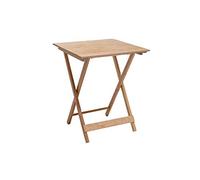 MW ITALIA Tavolo pieghevole in legno, 60x60x75 cm