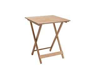 MW ITALIA Tavolo pieghevole in legno, 60x60x75 cm