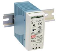 MW DRC-60B - Alimentatore a commutazione, guida DIN, 60 W, 27,6 V, 1,4/0,75 A