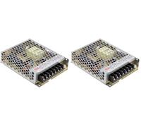 MW MEAN WELL LRS-100-24 Alimentatore 100W 24V Dc (Confezione da 2)