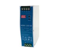 MW MEAN WELL NDR-120-48 Trasformatore Rotaia Industriale 48V 120W 2,5A Barra Gui