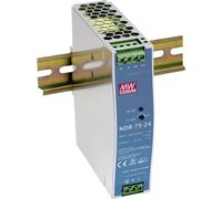 MW Mean Well NDR-75-24 Alimentatore per guida DIN 24 V/DC 3.2 A 75 W Num.