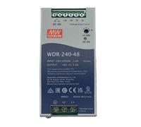 MW MEAN WELL WDR-240-48 Alimentatore Slim DIN Rail 240W 48V 5A Input 180-550V