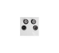 MW750 ANTIFERENCE Modulo TV, Radio & Doppio Sat Bianco