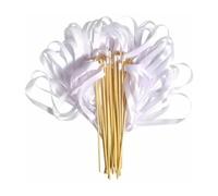 MWAHJU 20pcs Colored Ribbon Fairy Wand Magic Pull Decoration for Wedding Party Supplies per Feste(Color 4)