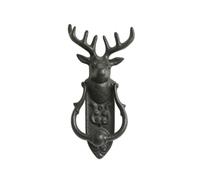 MWAHJU 2pcs Deer Head Door Knocker Cast Iron Per d'Ingresso