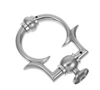 MWAHJU 2pcs Simple Gate Knocker Pull Ring Per d'Ingresso
