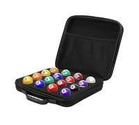 MWAHJU Borsa da Viaggio for Palle Biliardo, Custodia for riporre Le con Maniglia for Il Trasporto e Doppia Cerniera. Accessori per Biliardo(Black)