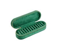 MWAHJU Scatola di immagazzinaggio for gioielli in velluto con cerniera portatile for anelli e scatola esposizione for domestica Per Anelli, Collane, Orecchini(Color5)