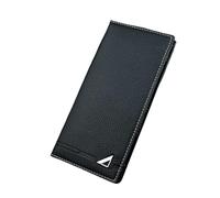 MWAYOYTE Portafogli Portafoglio Maschile Lungo Portafoglio Maschile Multi Carta Slim Litchi Pattern Morbido Portafoglio in Pelle di Grande capacità di Grande capacità-Nero