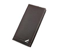 MWAYOYTE Portafoglio Maschile Lungo Multi Carta Slim Litchi Pattern Morbido in Pelle di Grande Capacità - Colore Marrone