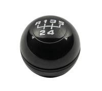 MWBDSZJQVX Pomello leva Pomello Cambio Per Alfa Per Romeo Miglioramento | Nero/Cromo/Argento,ABS/Metallo,Miglioramento Sportivo,Design Elegante(5 Speed Black)