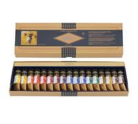 (MWC-1517P) - CrushOn@ Mission Gold Class Pure Pigment Water Colour MWC-1517P, 15ml 17 Colours with Water Brush by CrushOn