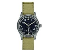 MWC 1940s/50s Dirty Dozen Automatico Acciaio Nero Tessuto Militare Orologio Uomo