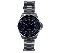 MWC 1982 Pattern Automatico Acciaio Nero Ceramica Zaffiro Diver Orologio Uomo