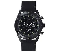 MWC 2020 Swiss Made Airline Limited Edition PVD Cronografo Militare Quarzo Acciaio Nero Pelle Datario Orologio Uomo