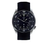 MWC 500mt Automatico Acciaio Nero Zaffiro Ceramica Data Tessuto Orologio Uomo