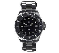 MWC Acciaio Automatico Diver NO Logo Zaffiro Ceramica Nero Orologio Uomo