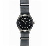 MWC Classic Pilot 38 Automatico Acciaio Nero Tessuto Militare Orologio Uomo