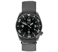 MWC Dephtmaster 1000mt Quarzo Swiss Acciaio Nero Zaffiro Ceramica Datario Diver Tessuto Militare Uomo Orologio