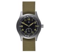 MWC Dirty Dozen Automatico Acciaio Nero Tessuto Militare Orologio Uomo
