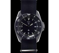 MWC Diver Automatico Acciaio Nero Ceramica Zaffiro Datario Tessuto Uomo Orologio