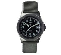 MWC G10 Remake Quarzo Acciaio Data Tessuto Nero Grigio Orologio Uomo