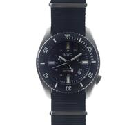 MWC GMT Naval Quarzo Acciaio Nero Data Zaffiro Ceramica Orologio Uomo