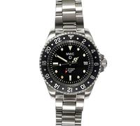 MWC Swiss Movement GMT Quarzo 300m Acciaio Inox Submariner Nero Datario Uomo Orologio