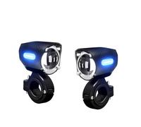 MWCMAMBG Faro Moto 2X Faro Ausiliario A LED Per Motocicletta Luce Lavoro Abbaglianti E Anabbaglianti Faretto Super Luminoso Fendinebbia Universale faro anteriore