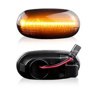 MWCMAMBG Indicatori Direzione 2PCS Per PAJERO Per MIRAGE LEGNUM/Lancer GALANT LED Dinamico Indicatore Laterale Disabilita Luce Segnale Nessun Errore Sequenziale Lampeggiante(2pcs Smoked Dynamic)