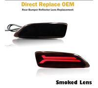 MWCMAMBG Indicatori Direzione Luci Del Riflettore Paraurti LED Per Lexus CT200h 2011 2012 2013 Funzione Come Freno Coda Fendinebbia PosterioriTurn Light(Smoked Lens)