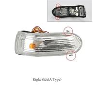 MWCMAMBG Indicatori Direzione Porta Retrovisore Specchio Laterale Indicatore Direzione Ripetitore Lampada Per KIA Per Forte Per Cerato Lampeggiante Lampeggiatore Indicatore(Right-A Type)
