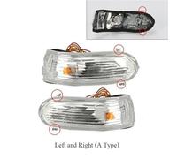 MWCMAMBG Indicatori Direzione Porta Retrovisore Specchio Laterale Indicatore Direzione Ripetitore Lampada Per KIA Per Forte Per Cerato Lampeggiante Lampeggiatore Indicatore(2PCS-A Type)