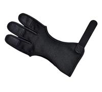 MWENGUALJ Guanti in pelle a tre dita per tiro con l'arco Uomo Donna | Equipaggiamento protettivo per tiro con l'arco, caccia e tiro al bersaglio