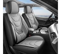 MWGCover Coprisedili universali per auto per BMW Serie 7 E32 E38 E65 E66 F01 F02 in pelle nappa di alta qualità set completo di protezione cuscino copertura