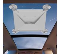 Mwin Starlink - Mini supporto per auto, resistente, con cuscinetti antiscivolo, design a ventosa forte, in acciaio al carbonio, per segnale satellitare stabile in camper (bianco)