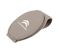 MWJTWO Auto-Clip Portaocchiali per Citroen C-Elysee 2012-2016,Schede Occhiali Vista Gancio Clip Hitzebeständig Sonnenbrillenhalter Einhand Tragen Accessori Auto Interno,Beige