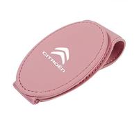 MWJTWO Auto-Clip Portaocchiali per Citroen C3 2016-2020,Schede Occhiali Vista Gancio Clip Hitzebeständig Sonnenbrillenhalter Einhand Tragen Accessori Auto Interno,Pink
