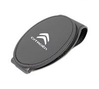 MWJTWO Auto-Clip Portaocchiali per Citroen e-Mehari 2016-2023,Schede Occhiali Vista Gancio Clip Hitzebeständig Sonnenbrillenhalter Einhand Tragen Accessori Auto Interno,Grey