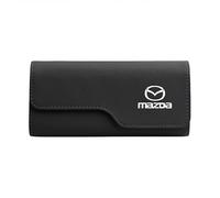 MWJTWO Auto-Clip Portaocchiali per Mazda CX-7 2006-2012,Schede Occhiali Vista Gancio Clip Hitzebeständig Sonnenbrillenhalter Einhand Tragen Accessori Auto Interno,Black