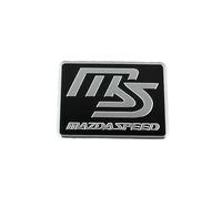 MWJTWO Auto Logo Fregi per Mazda Axela 2003-2019, Emblema Stemmi Distintivo Decorativo Stemma Adesivi Badge Decalcomania Bonnet Stickers Insignia 3D,B-1