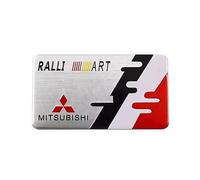 MWJTWO Auto Logo Fregi per Mitsubishi Outlander 2009-2012, Emblema Stemmi Distintivo Decorativo Stemma Adesivi Badge Decalcomania Bonnet Stickers Insignia 3D,F