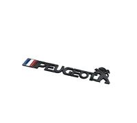 MWJTWO Auto Logo Fregi per Peugeot 5008 2009-2013, Emblema Stemmi Distintivo Decorativo Stemma Adesivi Badge Decalcomania Bonnet Stickers Insignia 3D,Black