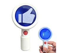 Mwkbbn Sì No Voting Paddles - Cartello double face Yes No, vero segno falso con pulsante audio, per studenti, insegnanti, posto di lavoro, scuola, scuola, eventi riunione
