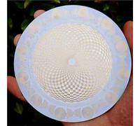 MWO Polarizing Disk, MWO Disk EMFS Polarizing Disk, Multi-Wave Oscillator Coil, 0.06" Thickness, Φ12.8cm Energy Color, Water Energization & Harmonic Balancing, For Meditation(B)